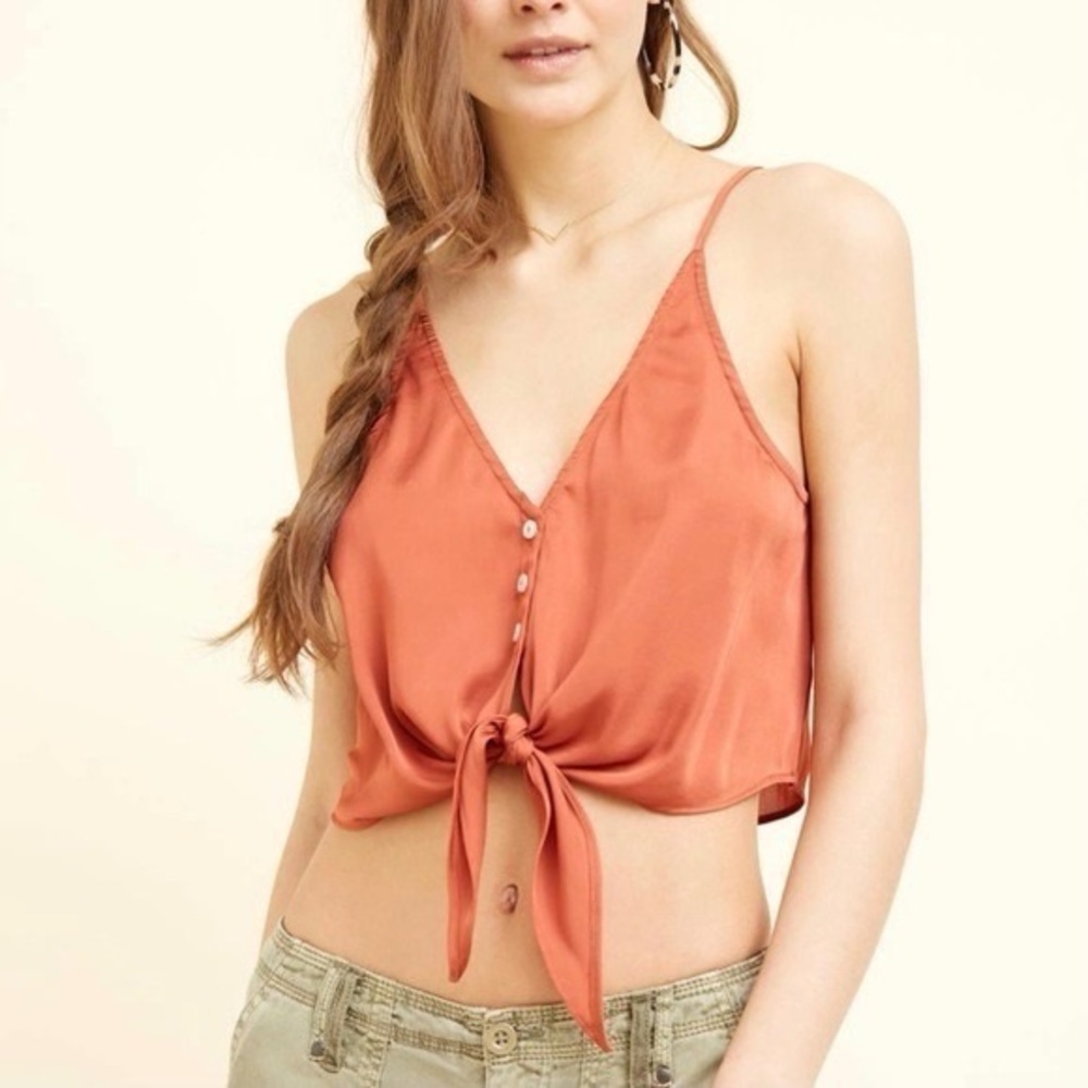 Free People Women's Tie-Front Top